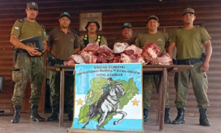 La Policía secuestro 78 kilos de carne vacuna que no cumplía con medidas sanitarias